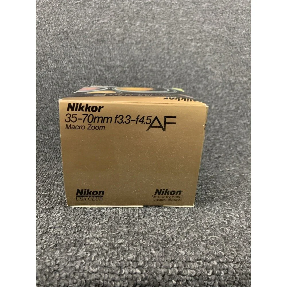 Nikon 35-70mm f/3.3-4.5 Macro Auto Focus Zoom Lens for Nikon DSLR MADE IN JAPAN